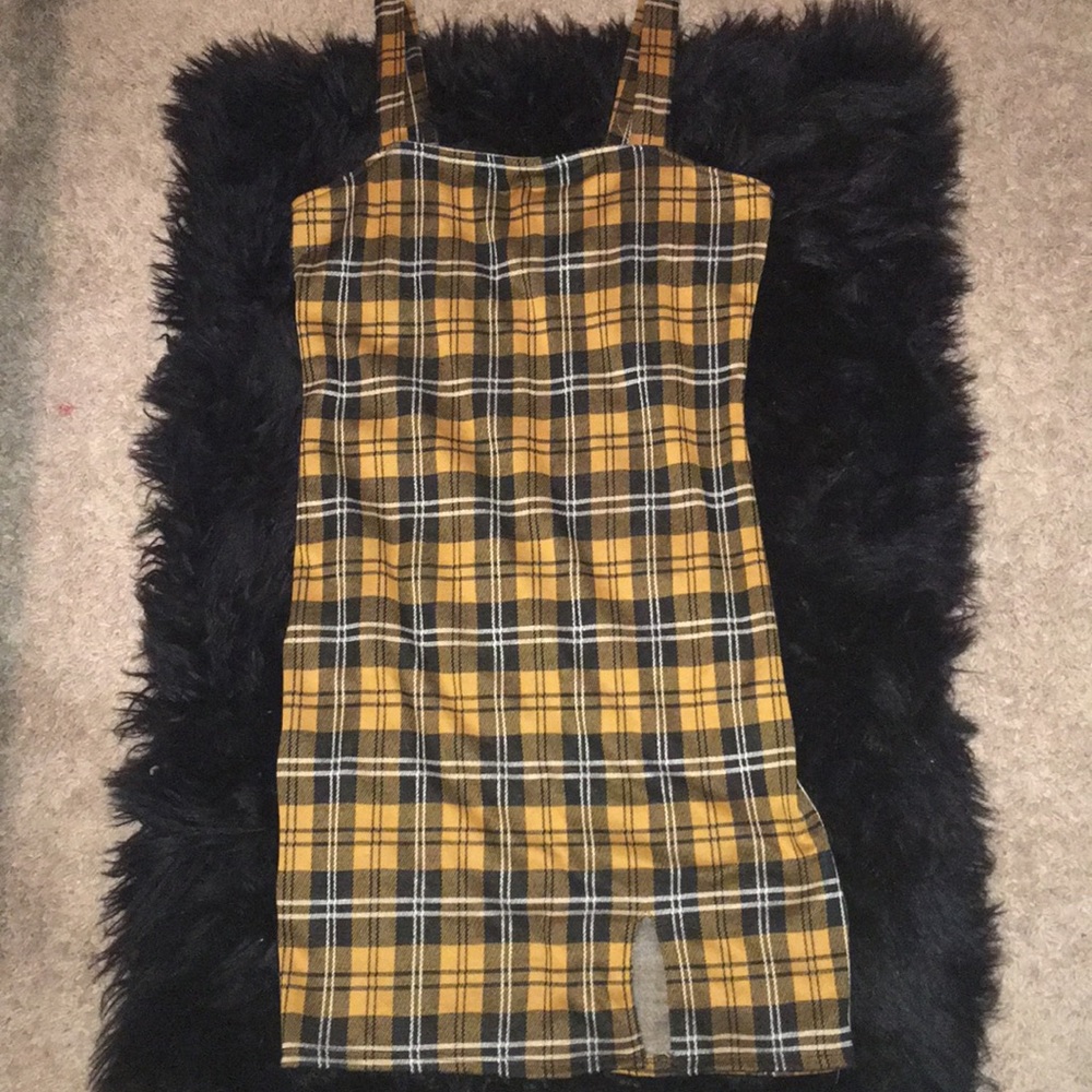 plaid dress